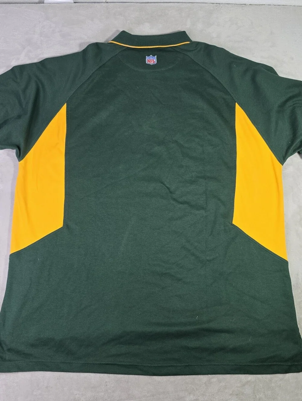Vintage Reebok NFL Team Apparel Seattle Seahawks Polo Shirt 4XL Green Textured - Picture 2 of 7